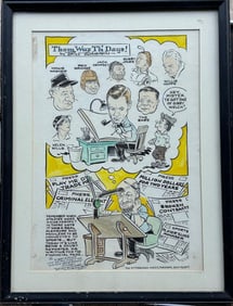 Original Cartoon Illustrated by Bill Winstein