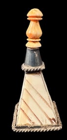 Pagoda Shaped Metal Snuff Bottle