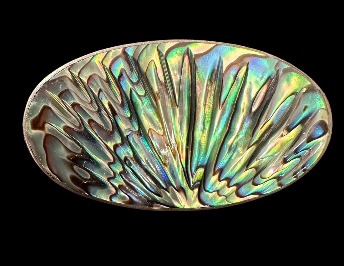 Sterling and Abalone Brooch (1 of 2)