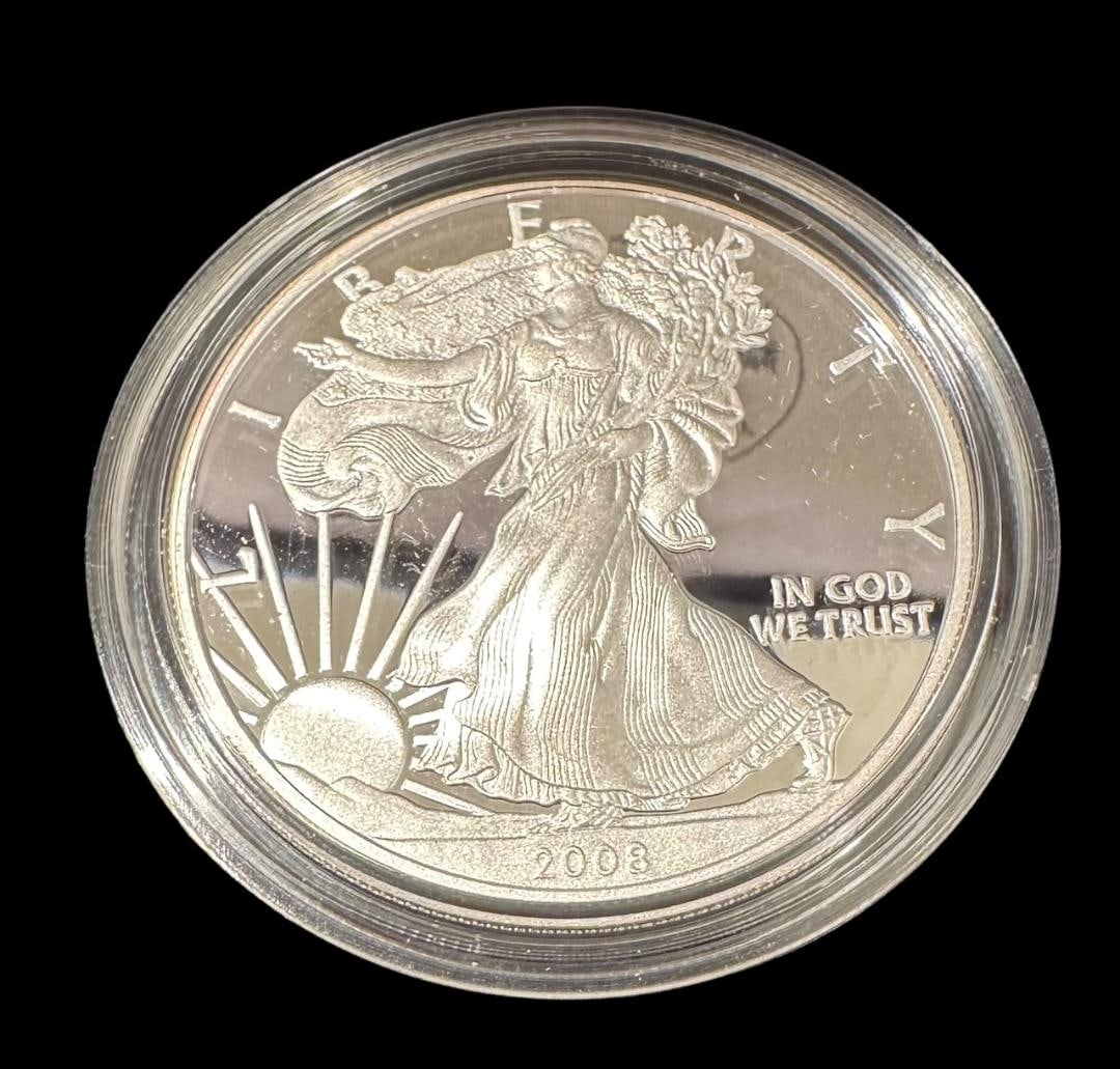 2008 American Eagle One Ounce Silver Coin (1 of 2)