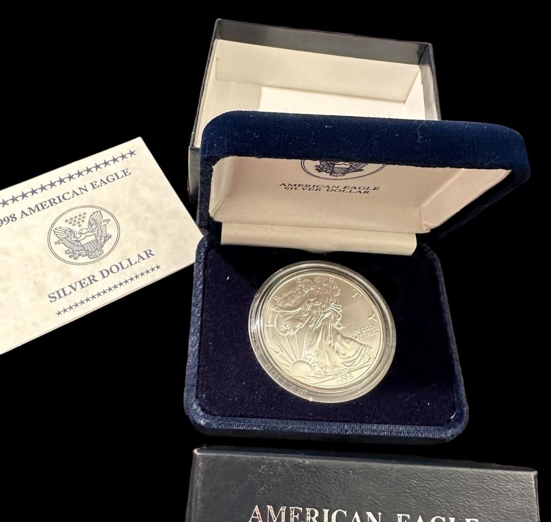 1998 American Eagle One Ounce Silver Coin (1 of 2)