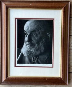 Signed Original Black and White Photo of Ansel Adams (1902-1984) by Richard Byrd
