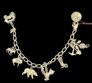 Sterling Southwest Charm Bracelet