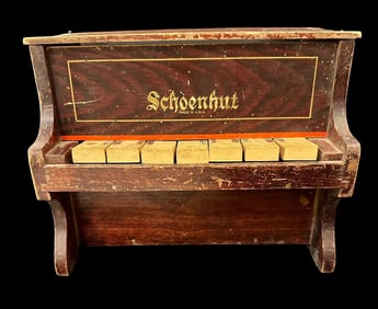 Schoenhut Miniature Child's Toy Piano Antique