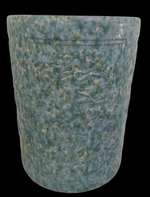 Western Stonewear Splatter Crock RARE Color