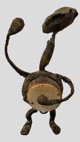 Eugene Friduss Sculpture "Drum and Brass" 1962 Brass