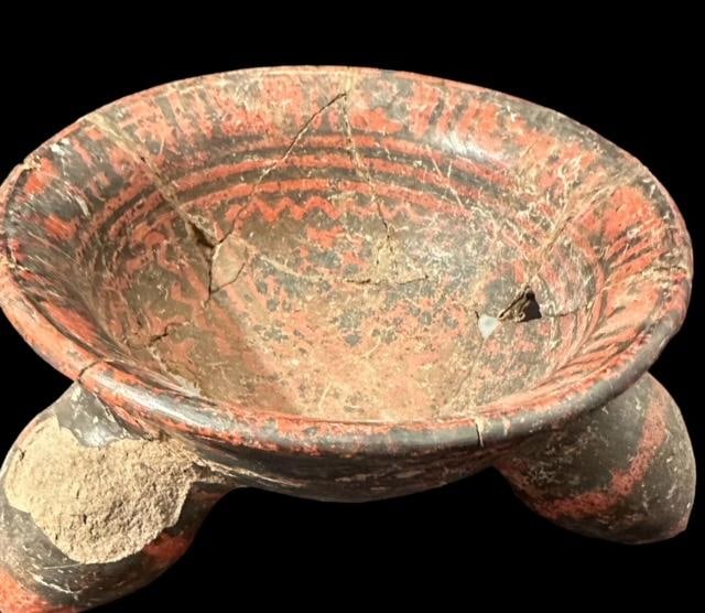 Pre Columbian Tripod Vessel Ca. 300 BCE (1 of 3)