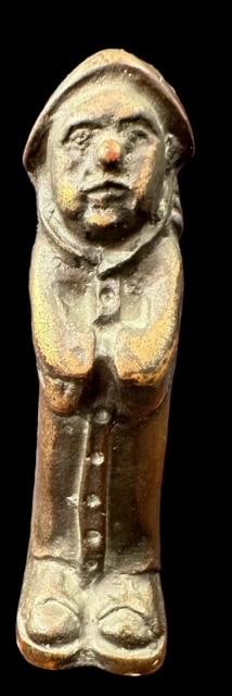 Victorian Erotica Monk/Phallus Brass Paperweight Ca. Late 1800s (1 of 3)