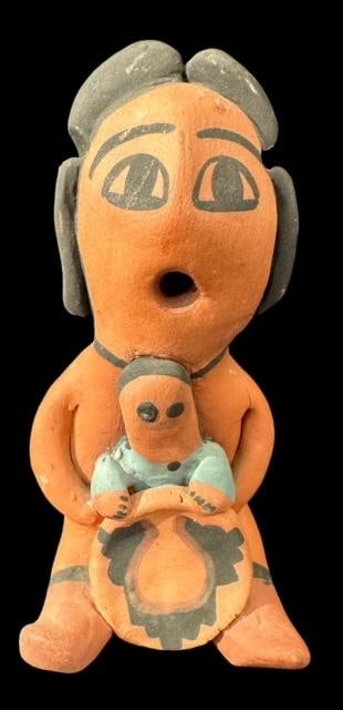 Native American Navajo Storyteller Signed Eva Betonie (1 of 3)