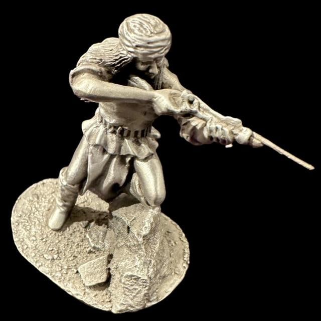 "Apache Brave" Pewter Statue by Hudson Pewter, USA (1 of 3)