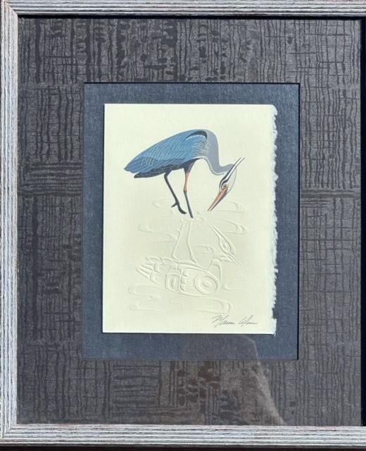 Original Northwest Coast Signed Marvin Oliver Embossed Screenprint (1 of 3)