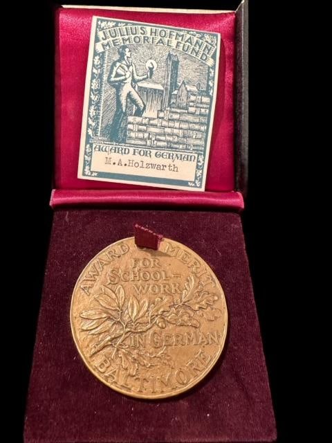 Julius Hoffman Memorial Bronze Award (1 of 3)