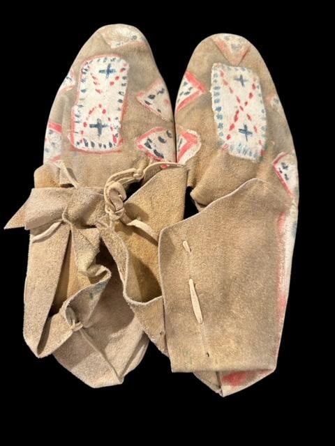 Original Apache Indian Moccasins From Iron Eyes Cody Collection (1 of 3)