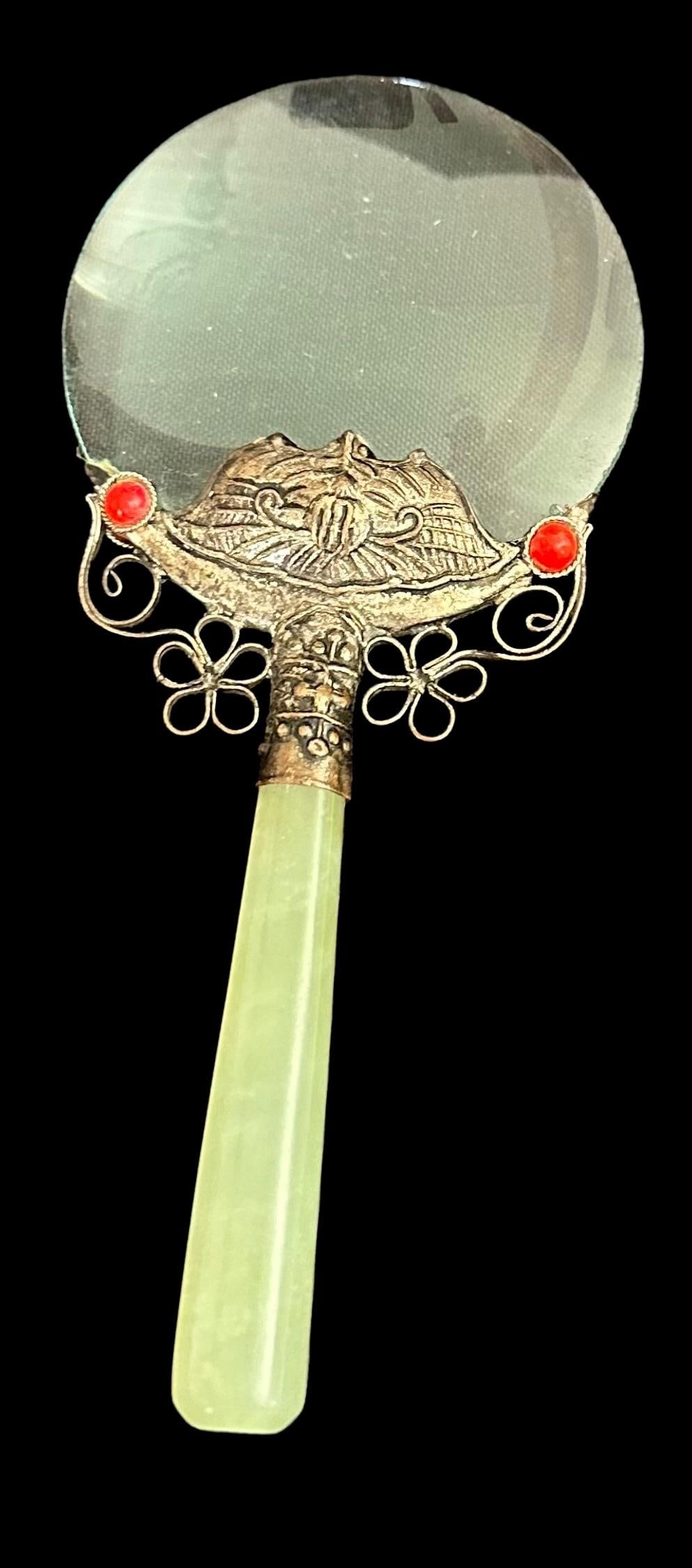 Asian Jade Magnifying Glass Vintage (1 of 3)