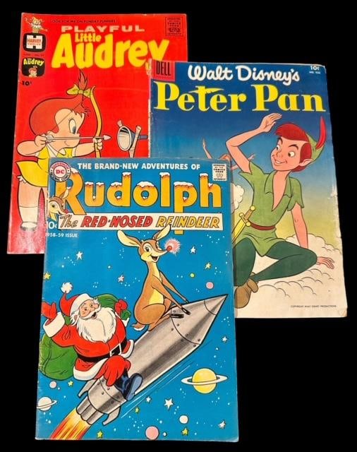 Lot of Three Vintage Comic Books DC and Dell (1 of 4)