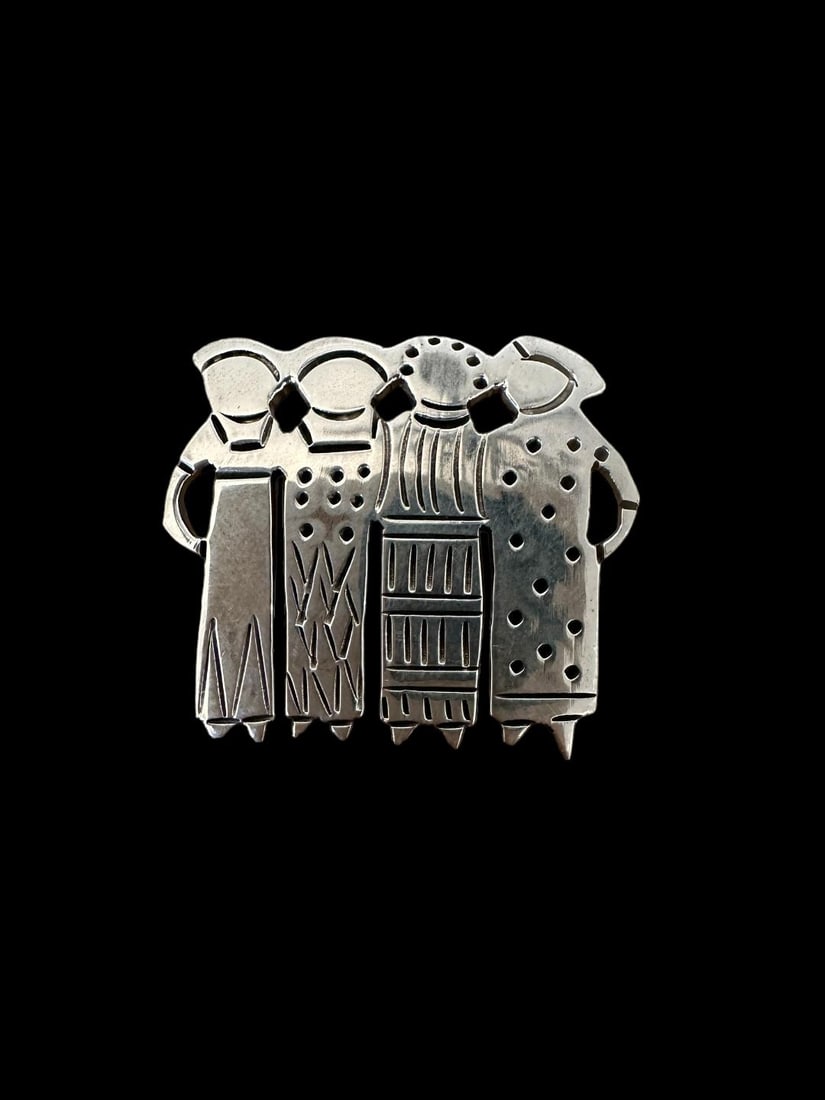Four Sisters Sterling Pin (1 of 2)