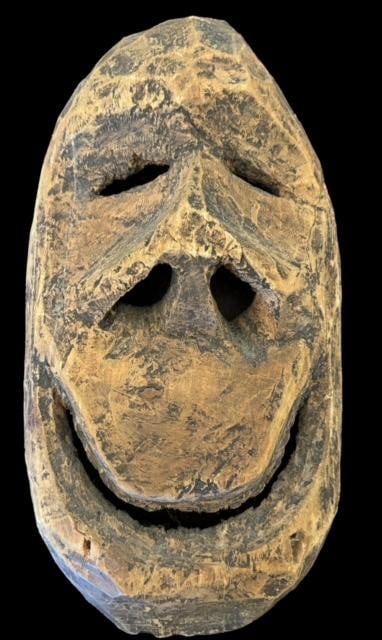 Antique Hand Carved Wooden Inuit Mask Ca early 1800's (1 of 3)