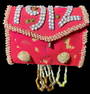 1912 Sewing Pin Cushion Beaded Native American Iroquois Indian
