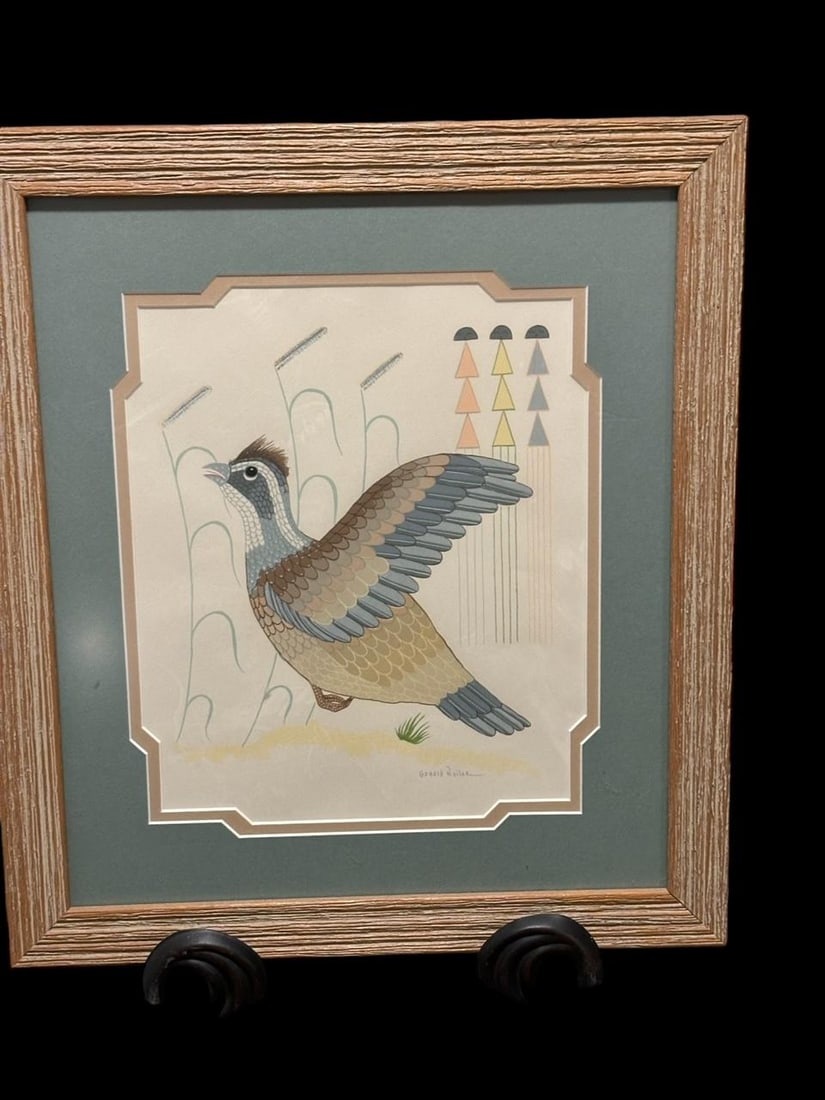 Original Silk Screen by Navajo Artist Gerald Nailor (1917-1952) (1 of 3)