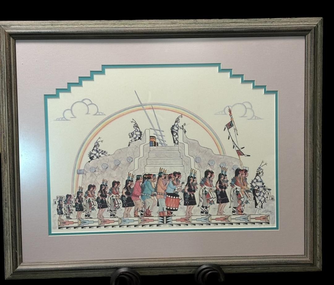 Original J.D. Roybal Dancer Watercolor Watercolor (1 of 3)