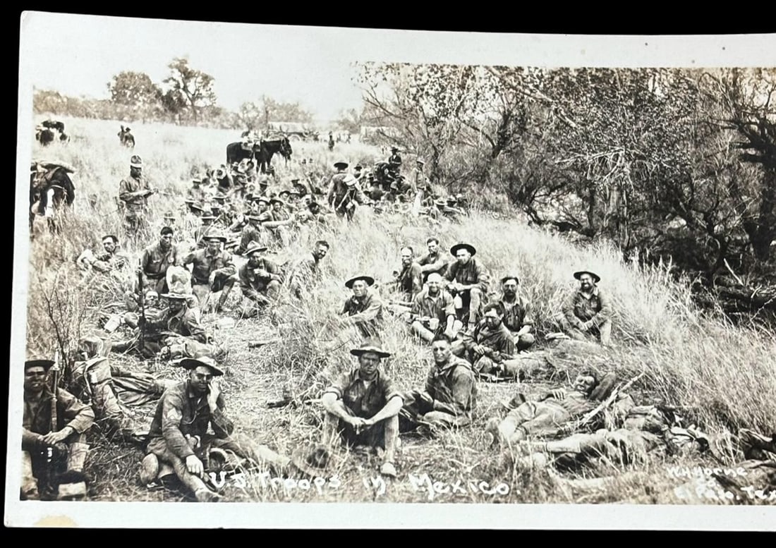 Real Photo Card - Chasing Pancho Villa 1915 by WH Morne (1 of 4)