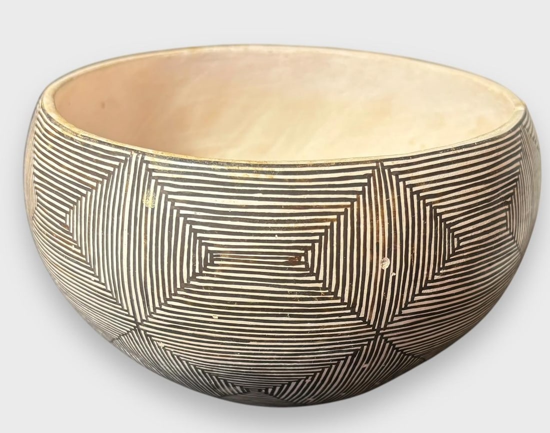 Vintage Acoma Pueblo Signed Pottery Pot Signed Rebecca Lucario (1 of 4)