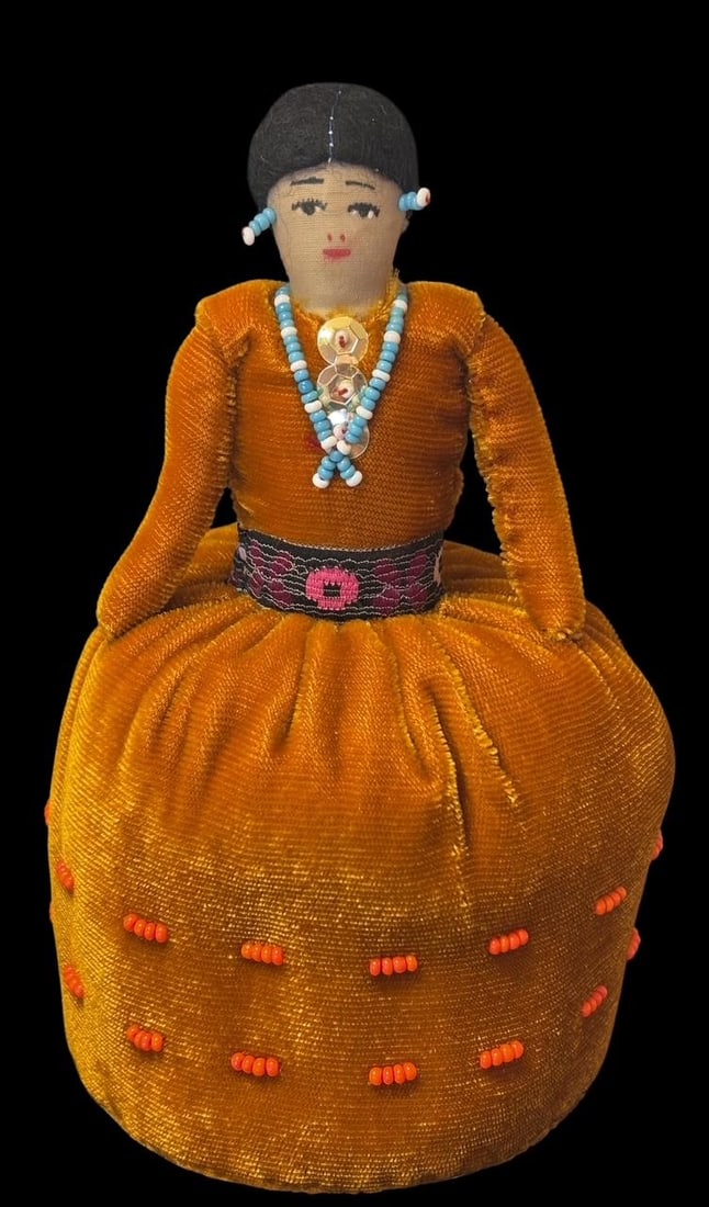 Mid-Century Navajo Pin Cushion Doll (1 of 3)