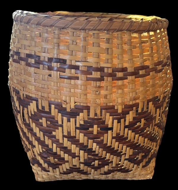 Cherokee River Cane Open Basket by Carol Welch (1 of 4)