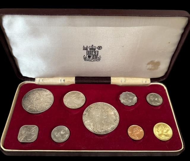 Bahama Islands 1966 Royal Mint Coin Set Mixed Metal (1 of 5)