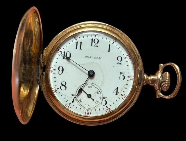 Waltham 14K Gold Ladies Pocket Watch (1 of 6)