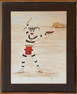 D.L. Pruden Signed Hopi Clown Dancer Original Watercolor Painting
