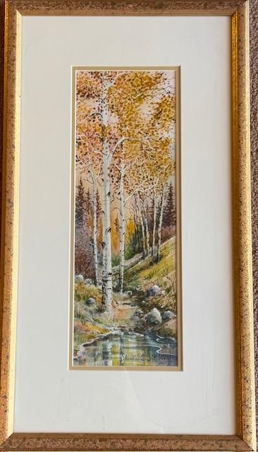 Original Watercolor Signed Secundino Sandoval (1 of 5)