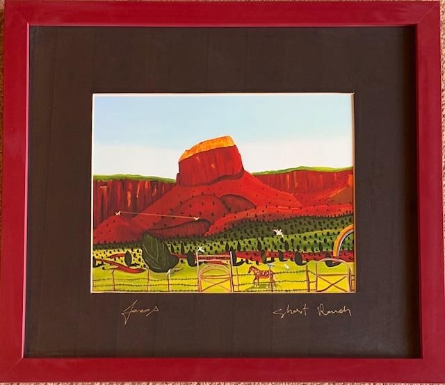Ghost Ranch Acrylic Painting by Francisco Sanabra (1 of 6)