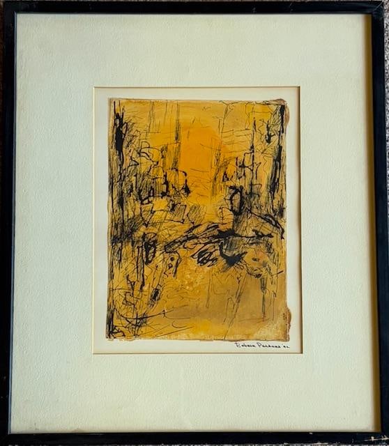 Original Abstract Watercolor Painting by Barbara Parsons (1 of 3)