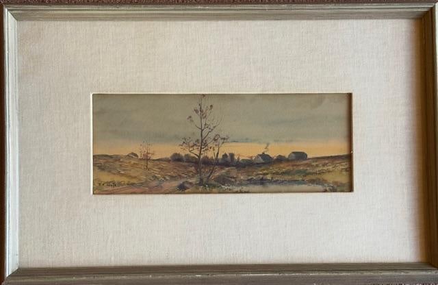 Original Watercolor By Thomas Royal Waite (1861-1919) (1 of 3)
