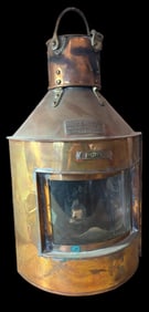 Antique Bombay India Nautical Ships Lantern