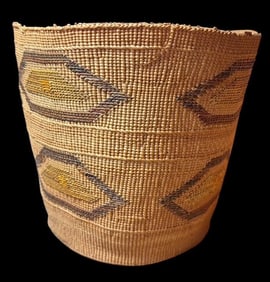 Native American Northwest Coast Tlingit Basket Rare and Fragile