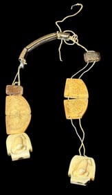 Inuit Walrus Tusk Carved Watch Band OLD and RARE