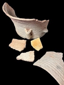 Lot of Native American Pottery Shards Hohokam