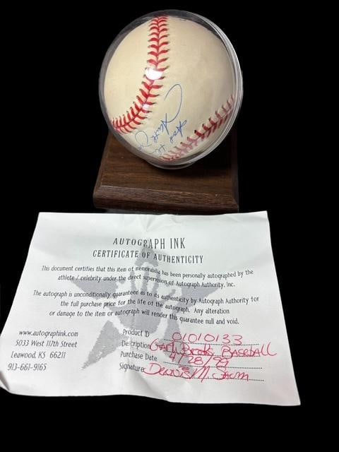 Garth Brooks Signed Baseball with COA 1999 (1 of 2)