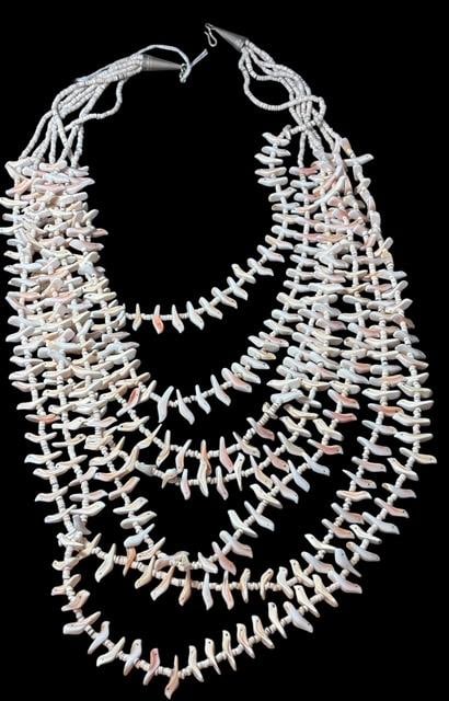 Native American Zuni Multi Strand Bird Fetish Necklace (1 of 2)