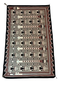 Native American Weaver Irene Etsitty Woven Rug/Wall Hanging