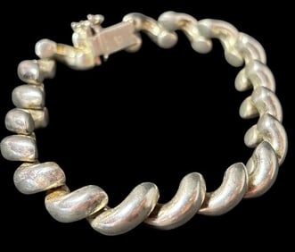 Vintage Sterling Signed San Marco Bracelet