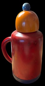 Mid-Century Manzoni Pietro Vietri Italy Carved Wood Carafe