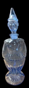 French Glass Clown Decanter