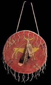 Native American Elk Dreamer Medicine Shield