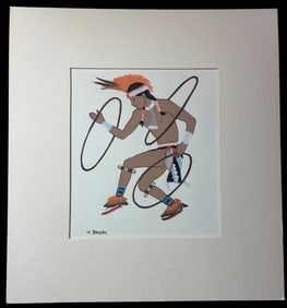 Harrison Begay (1917-2012) Silk Screen Hoop Dancer