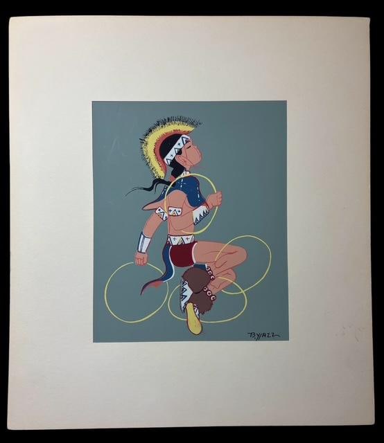 Beatien Yazz Native American Dancer Serigraph (1 of 3)