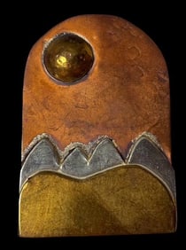 Native American Copper and Bronze Pendant