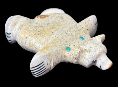 Hand Carved Bone Bear Fetish